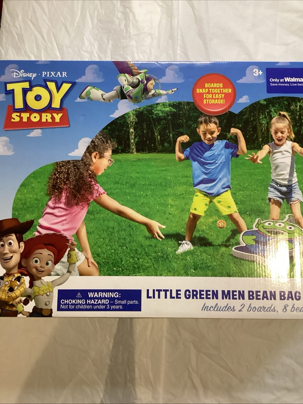 Disney Toy Story Little Green Men Bean Bag Toss Game - Blue, Green, Yellow, Pink